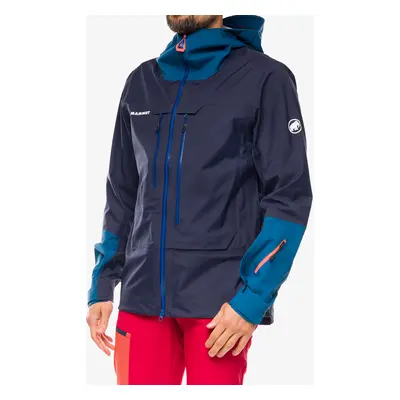 Lyžařská bunda Mammut Haldigrat Air HS Hooded Jacket - marine/deep ice