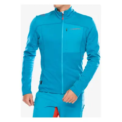 Rozepínací mikina La Sportiva Elements Jacket - tropic blue/cherry tomato