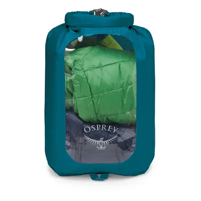 Vodotěsný vak Osprey Ultralight DrySack 12L w/Window - Waterfront Blue