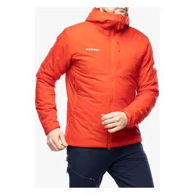 Zateplená bunda Mammut Rime IN Flex Hooded Jacket - mammut red