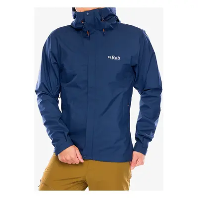 Bunda s membránou Rab Downpour Eco Jacket - deep ink