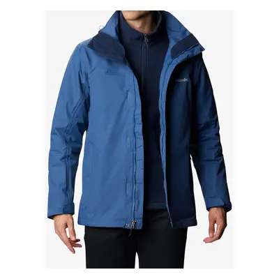 Bunda 3v1 Columbia Mission Air Interchange Jacket - night tide/navy