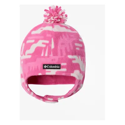 Dětská čepice Columbia Youth Frosty Trail II Earflap Beanie - pink ice highland