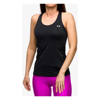 Dámský top Under Armour Heat Gear Armour Racer Tank - black/metallic silver