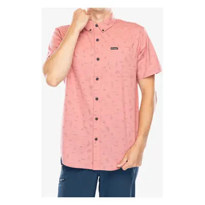 Turistická košile Columbia Rapid Rivers Printed Short Sleeve Shirt - pink agave explorer