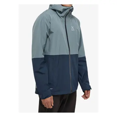 Bunda do deště Haglofs Finch Proof Jacket - steel blue/tarn blue