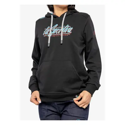 Dámská mikina s kapucí La Sportiva Retro Hoody - black