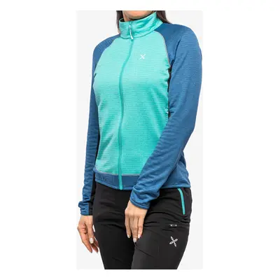 Dámská mikina na zip Montura Thermal Color Maglia - care blue/deep blue