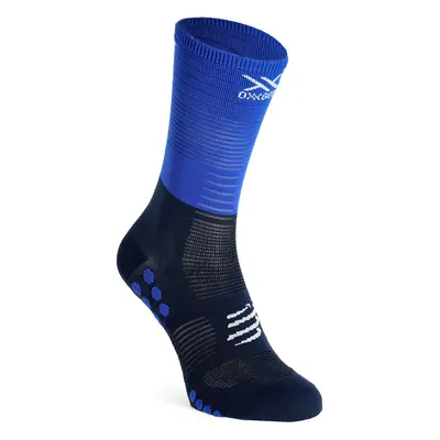 Běžecké ponožky Compressport Mid Compression Socks - blue lolite