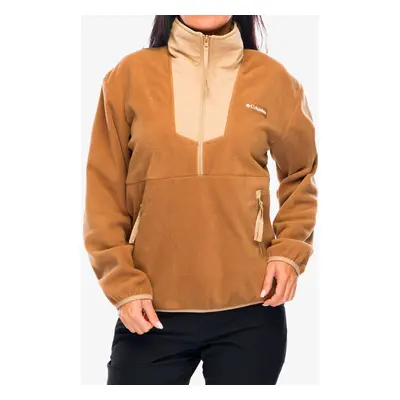 Dámská mikina Columbia Sequoia Grove Half Zip Fleece - camel brown/canoe