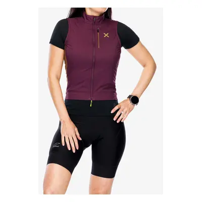 Dámská cyklistická vesta Montura Rando Cycling Alpha Vest - wine red/camel