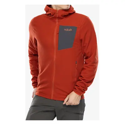 Mikina s kapucí Rab Tecton Hoody - red clay