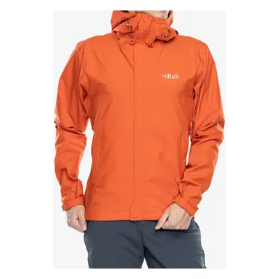 Bunda s membránou Rab Downpour Eco Jacket - firecracker