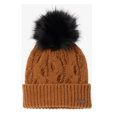 Dámská zimní čepice Columbia Boundless Days Cable Knit Pom Beanie - camel brown