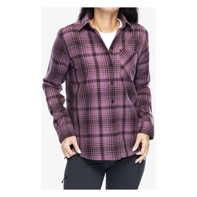 Dámská turistická košile Icebreaker Merino Dawnder LS Flannel Shirt Plaid - bittersweet/deco/p