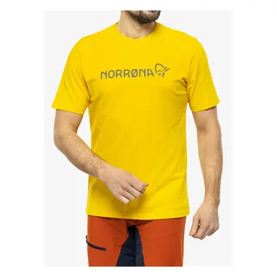 Pánské tričko Norrona Cotton Norrøna Viking T-Shirt - sulphur