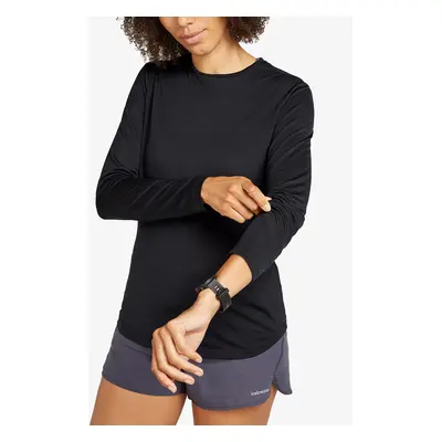 Dámská mikina bez kapuce Icebreaker Merino Cool-Lite Sphere III LS Tee - black