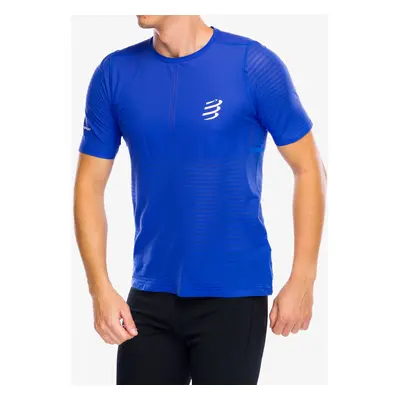 Běžecké tričko Compressport Pro Racing S/S Tshirt - dazz blue