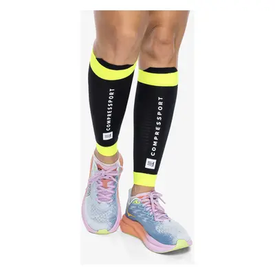 Kompresní nohavice Compressport R2 3.0 Flash - black/fluo yellow