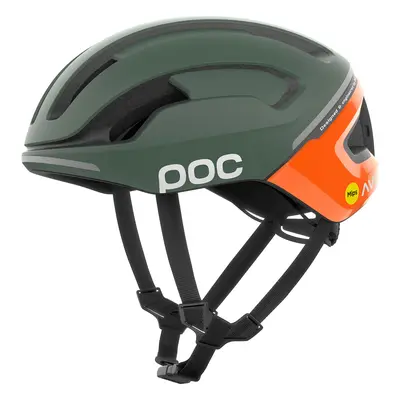 Helma na kolo POC Omne Beacon MIPS - fluo orange/epidote green matt