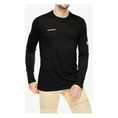 Mikina Mammut Tree Wool FL Longsleeve - black/black