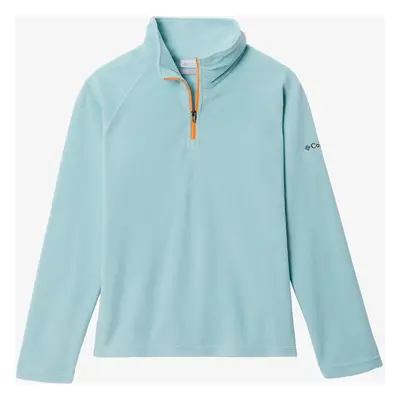 Dívčí mikina Columbia Glacial Fleece Half Zip - aqua haze/sunset peach