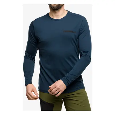 Mikina na běhání SCOTT SCO Defined Merino L/S - metal blue