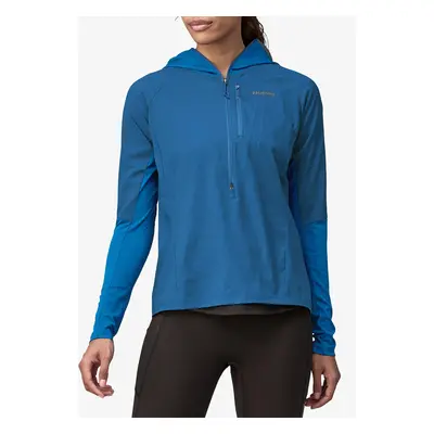 Bunda na běhání dámská Patagonia Airshed Pro Pullover - endles blue