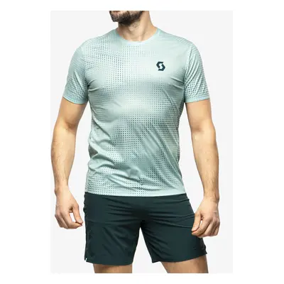 Běžecké tričko SCOTT SCO RC Run S/S - mineral green/aruba green