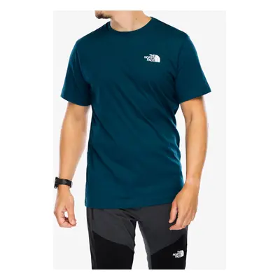 Bavlněné tričko The North Face S/S Redbox Celebration Tee - midnight petrol