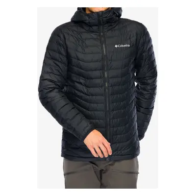 Péřová bunda Columbia Westridge Down Hooded Jacket - black