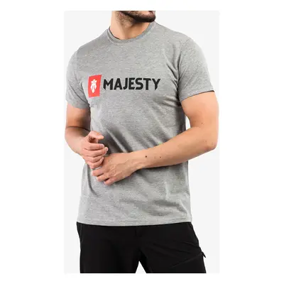 Tričko s potiskem Majesty Logo T-shirt - grey