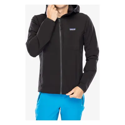 Softshellová bunda Patagonia R1 TechFace Hoody - black