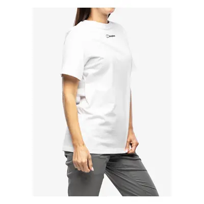 Bavlněné tričko dámské Berghaus Boyfriend Buttermere Ss Tee - pure white