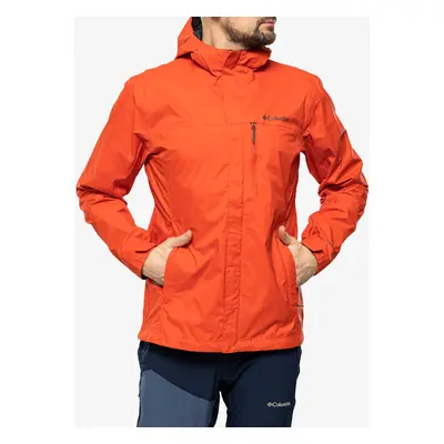 Pánská bunda do deště Columbia Pouring Adventure II Jacket - spicy