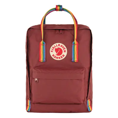 Batoh Fjallraven Kanken Rainbow - ox red/rainbow pattern