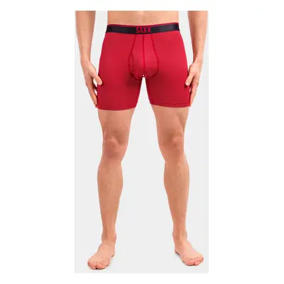 Boxerky Saxx Quest Boxer Brief Fly - red