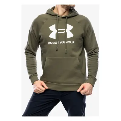 Mikina s kapucí Under Armour Rival Fleece Logo Hoodie - marine OD green/white