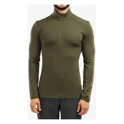 Termální mikina Icebreaker Tech L/S Half Zip - loden