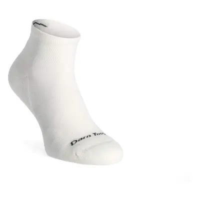 Ponožky na běhání Darn Tough Run 1/4 Ultra-Lightweight with Cushion - white