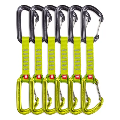 Lezecké expresky Ocun Hawk QD Wire Eco-Pes mm cm 6-pack - green