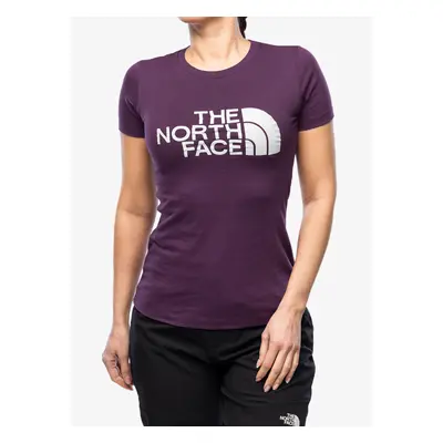 Dámské tričko s potiskem The North Face S/S Easy Tee - black currant