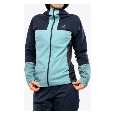 Zateplená bunda damska Haglofs L.I.M Alpha Hood - frost blue/tarn blue