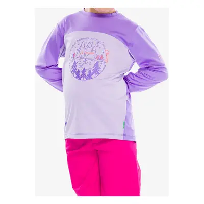 Dětská mikina Vaude Solaro LS T-Shirt II - pastel lilac