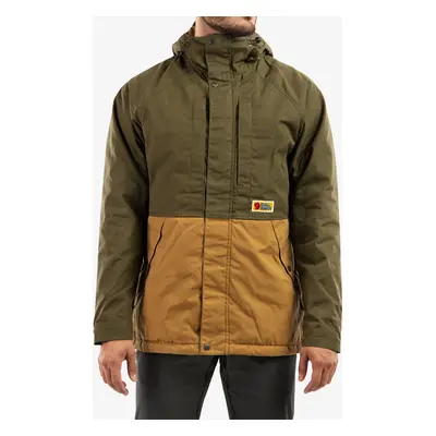 Izolovaná bunda Fjallraven Vardag Lite Padded Jacket - green/brown