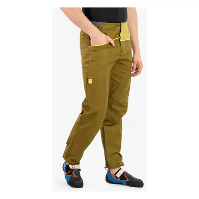 Lezecké kalhoty Ortovox Valbon Pants - green moss