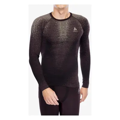 Funkční mikina Odlo Performance Warm Blackcomb BL Top Crew Neck LS - fudge