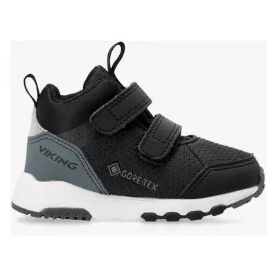 Dětské boty Viking Footwear Etne Mid GTX 2V - black/grey