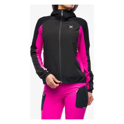 Softshellová bunda dámská Montura Premium Wind Conf.Fit Jacket - black/intense violet