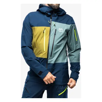 Bunda na skialpinismus Ortovox 3L Deep Shell Jacket - deep ocean